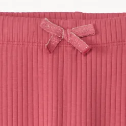 Geribbelde legging met knoop meisjes