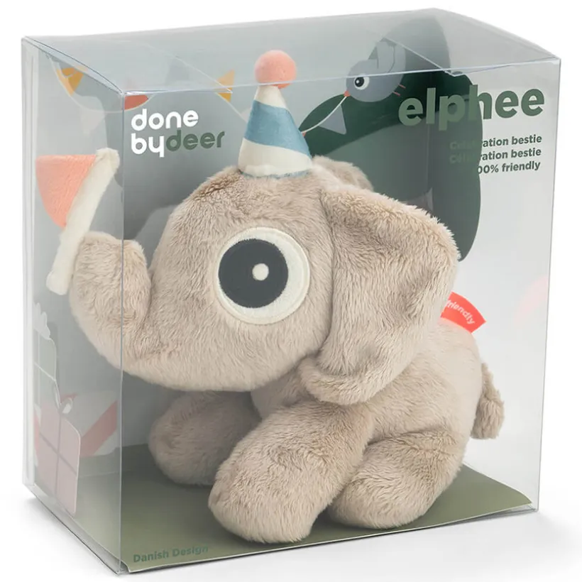 Geschenkdoos 3D-Knuffel Elphee Zand