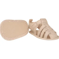 Gesloten en glinsterende sandalen met klittenband meisjes