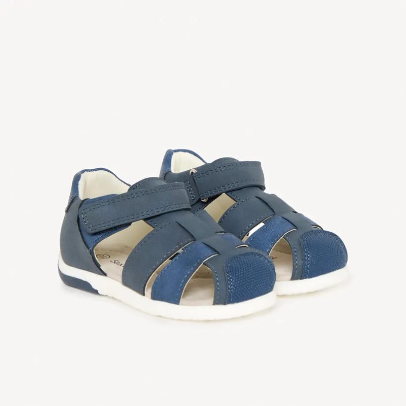 Gesloten sandalen met klittenband voor jongen