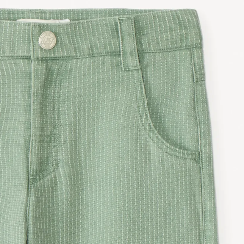 Gestreepte textuur korte broek jongens
