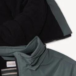 Gewatteerde parka met afneembare kap jongens