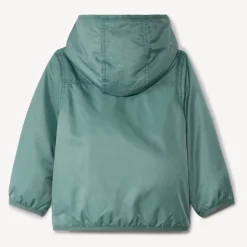 Gewatteerde ripstopparka met 50% gerecycleerd polyester voor babyjongens
