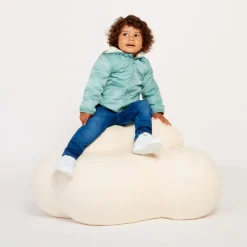 Gewatteerde ripstopparka met 50% gerecycleerd polyester voor babyjongens