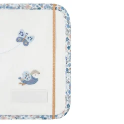 Gezondheidsboekje hoesje van fluweel Tiny Flowers