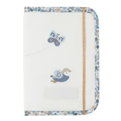 Gezondheidsboekje hoesje van fluweel Tiny Flowers