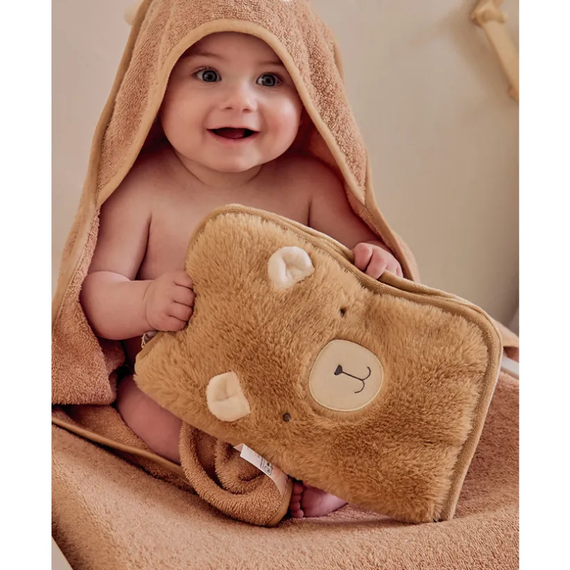 Gezondheidsboekje imitatiebont Lily Camel