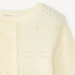 Gilet en tricot fantaisie fille