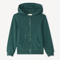 Gilet met rits en capuchon van fleece jongens