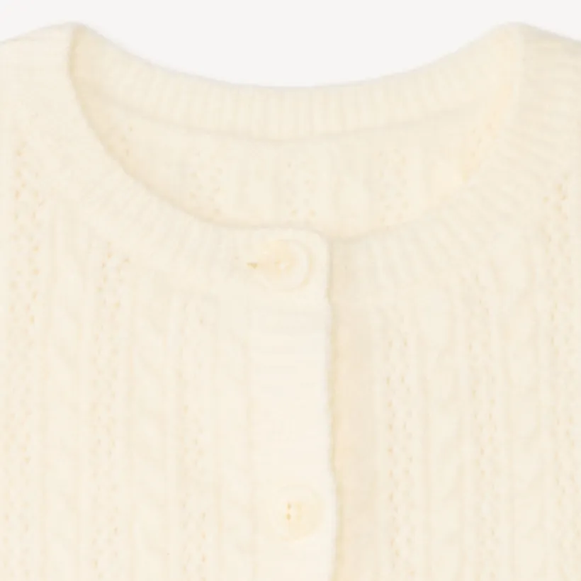 Gilet voor meisjes van fantasie brei zonder mouwen
