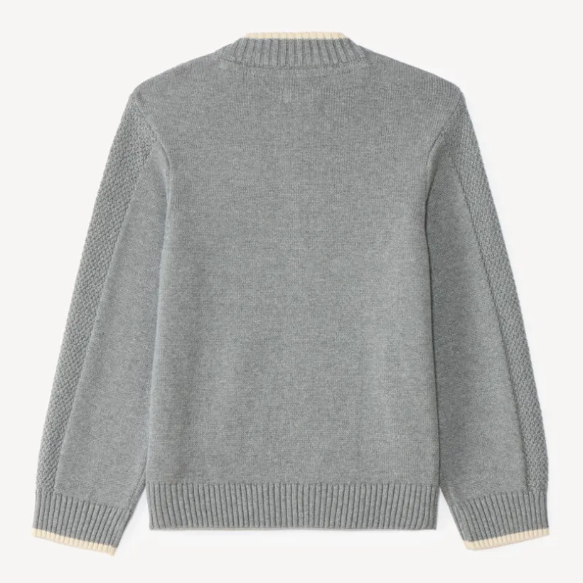 Gilet zippé en tricot garçon