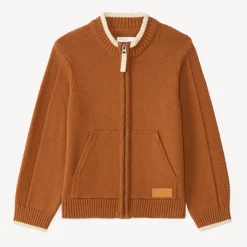 Gilet zippé en tricot garçon