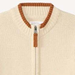 Gilet zippé en tricot garçon