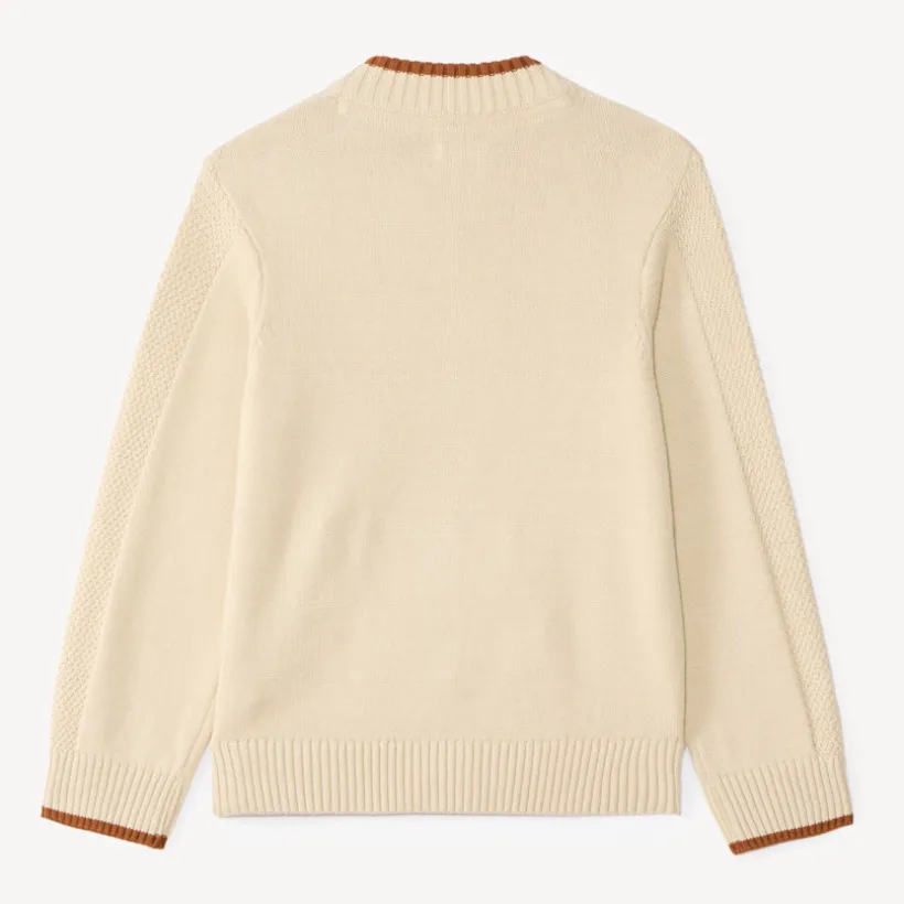 Gilet zippé en tricot garçon