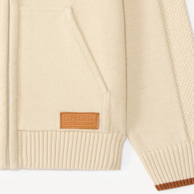 Gilet zippé en tricot garçon
