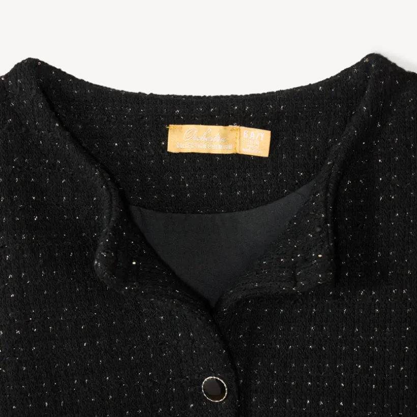 Glanzende blazer van fantasiedraad meisjes