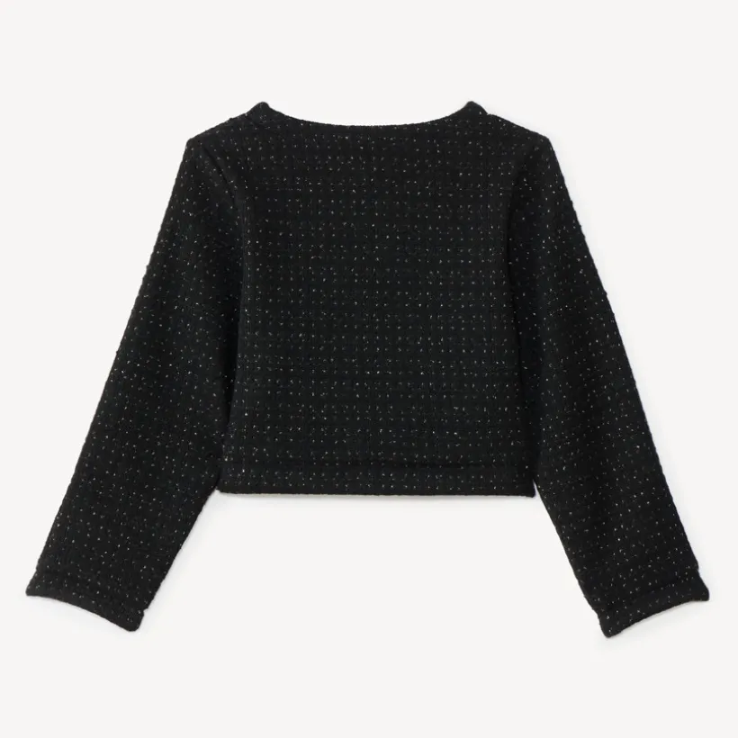 Glanzende blazer van fantasiedraad meisjes