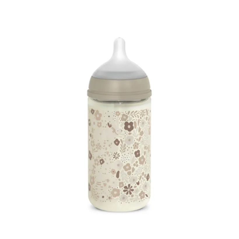 Glazenfles met fysiologische speen SX Pro M 240ml Wonderland Liberty beige