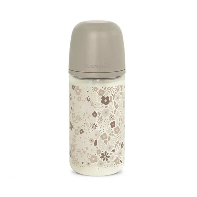 Glazenfles met fysiologische speen SX Pro M 240ml Wonderland Liberty beige
