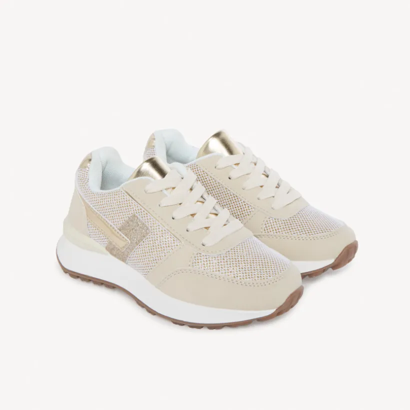 Glinsterende sneakers met gouden accenten meisjes