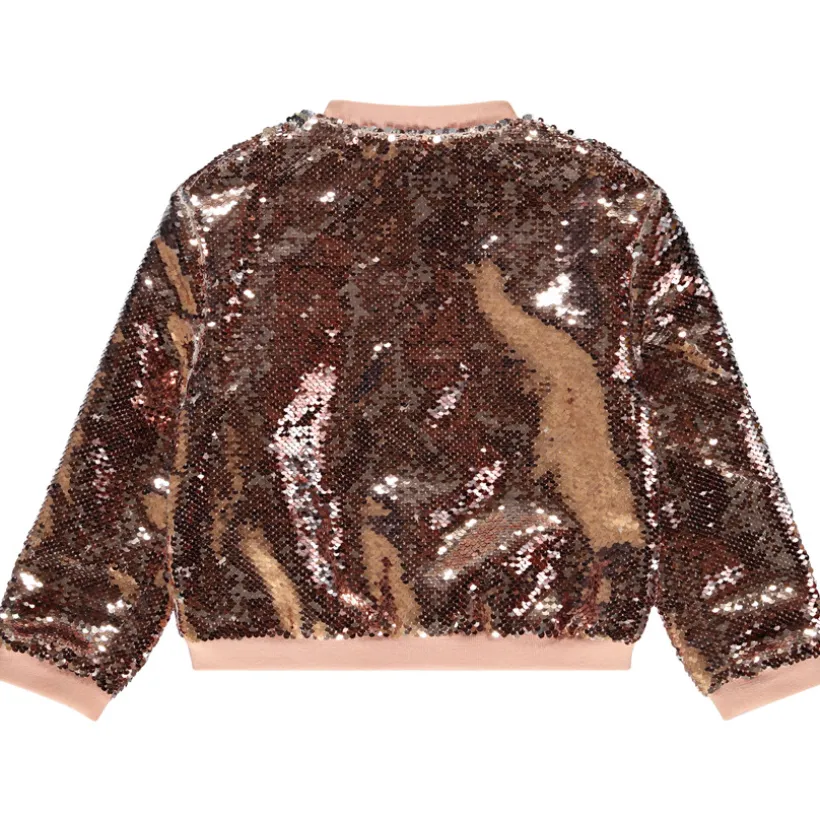 Glitter bomberjack meisjes