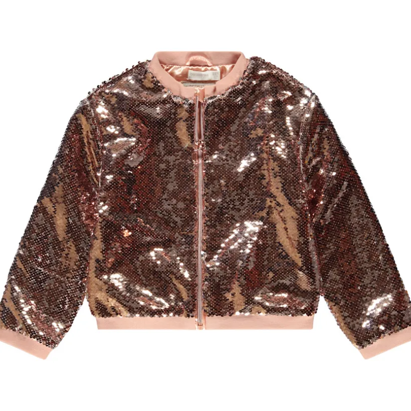 Glitter bomberjack meisjes