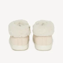 Glitterlaarsjes met bontkraag en -tong meisjes