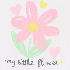 Glitterprint tanktop voor babymeisjes