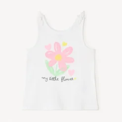 Glitterprint tanktop voor babymeisjes