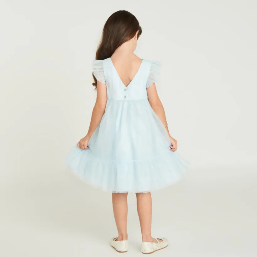 Glitter tulle jurk meisjes