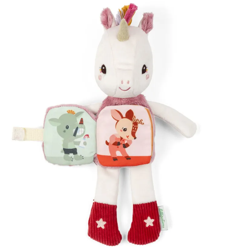 Glowknuffel met verhaaltje Lena de Eenhoorn