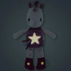 Glowknuffel met verhaaltje Lena de Eenhoorn