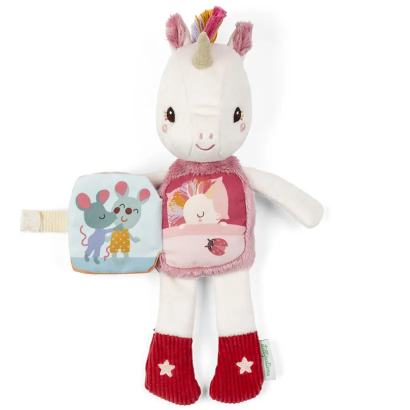 Glowknuffel met verhaaltje Lena de Eenhoorn