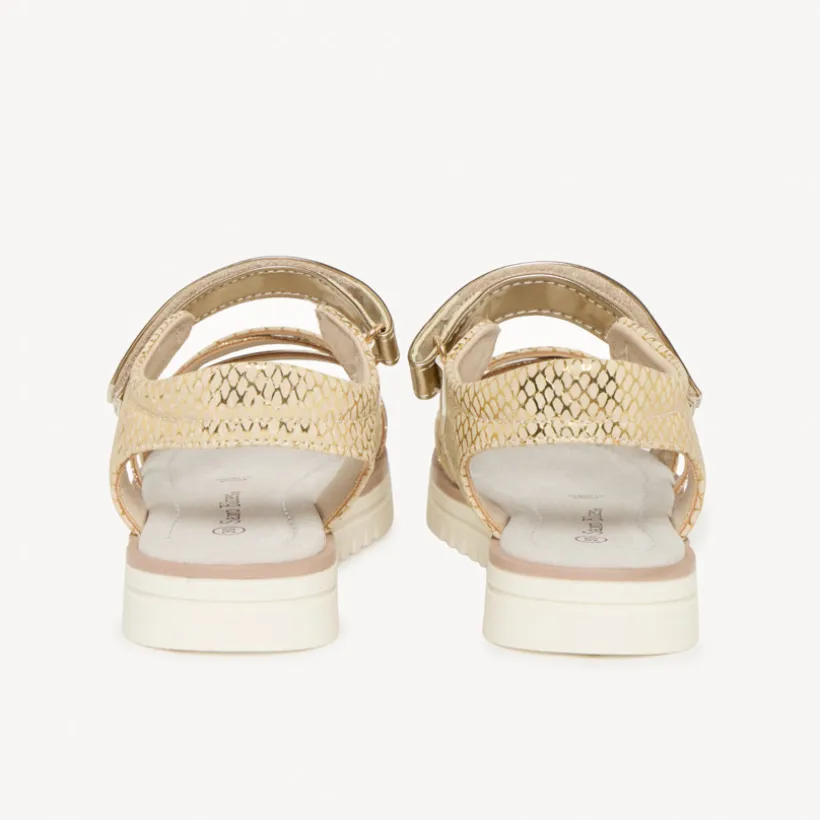 Gouden en glinsterende sandalen meisjes