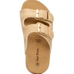 Gouden sandalen met dubbele gespen meisjes