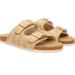 Gouden sandalen met dubbele gespen meisjes