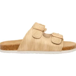 Gouden sandalen met dubbele gespen meisjes