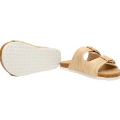 Gouden sandalen met dubbele gespen meisjes