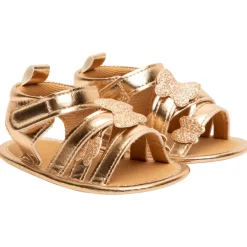 Gouden sandalen met vlinderdetails meisjes