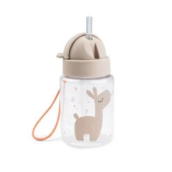 Gourde Celebration zand met rietje 280 ml van Done By Deer