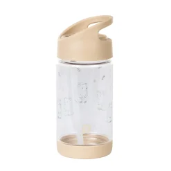 Gourde egeltje met opvouwbaar rietje - 400ml