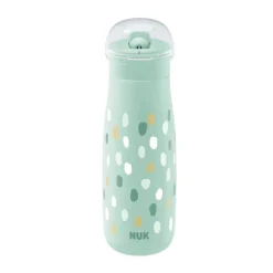 Gourde Mini Me avec embout 2 en 1 Flip 450 ml vert