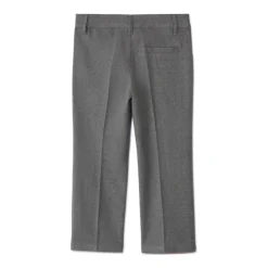 Grijze broek van stof jongens met rechte pasvorm en verstelbare taille