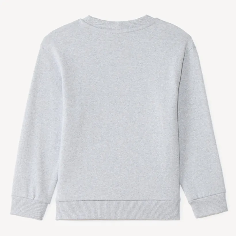 Grijze gemêleerde Naruto sweatshirt met lange mouwen voor jongens