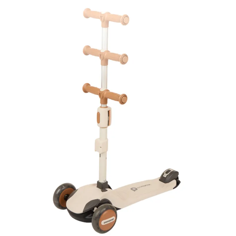 Groeiend 2-in-1 loopfiets - Ecru en Bruin