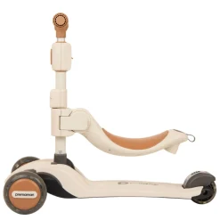 Groeiend 2-in-1 loopfiets - Ecru en Bruin