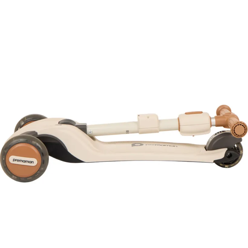 Groeiend 2-in-1 loopfiets - Ecru en Bruin