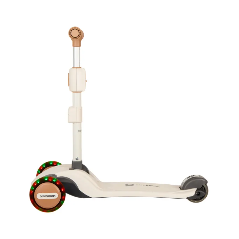 Groeiend 2-in-1 loopfiets - Ecru en Bruin