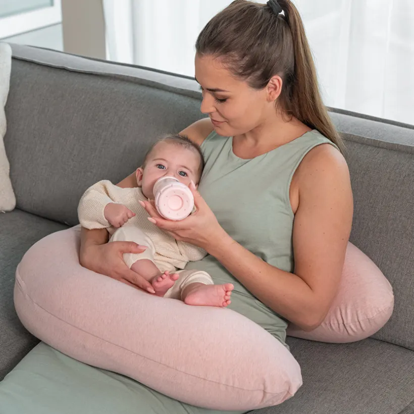 Groot multifunctioneel kussen Buddy Heather Pink