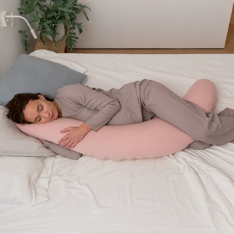 Groot multifunctioneel kussen Buddy Heather Pink